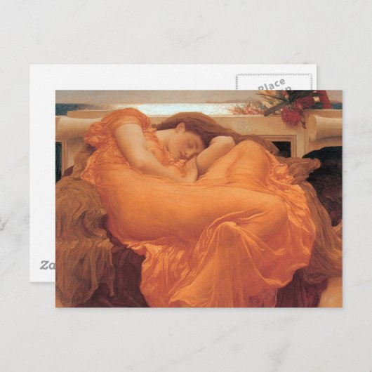 Frederic Leighton Flaming June Briefkaart (Voorkant / Achterkant)