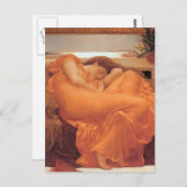 Frederic Leighton Flaming June Briefkaart (Voorkant / Achterkant)