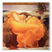 Frederic Leighton - Flaming June Foto Afdruk (Voorkant)