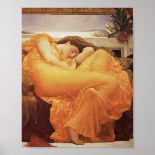 Frederic Leighton - Flaming June Poster (Voorkant)