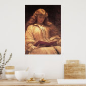Frederic Leighton Maid with Yellow Hair Poster (Keuken)