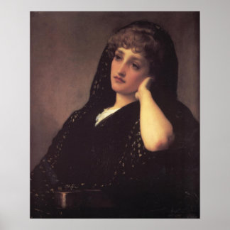 Frederic Leighton Memories Fine Art Poster