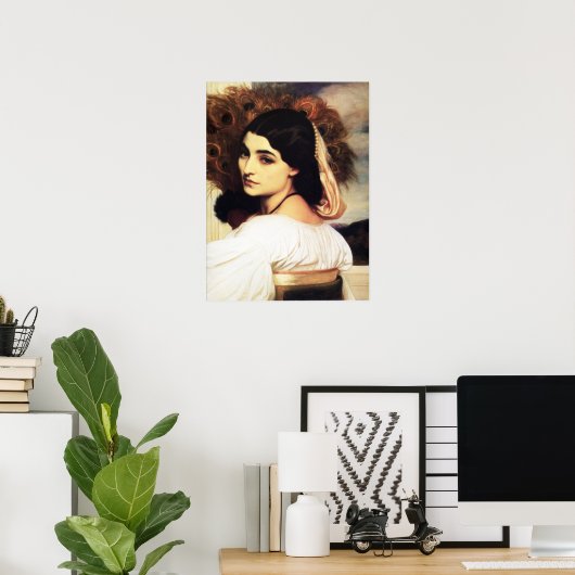 Frederic Leighton Pavonia Poster (Thuiskantoor)