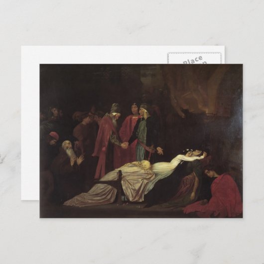 Frederic Leighton-Reconciliation of Montague Briefkaart (Voorkant / Achterkant)