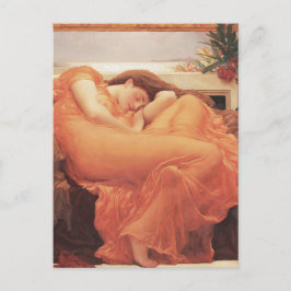 Frederic Lord Leighton Flaming June Square Art Briefkaart