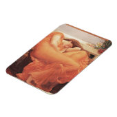 Frederic Lord Leighton Flaming June Square Art Magneet (Linkerzijde)