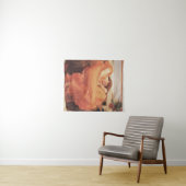 Frederic Lord Leighton Flaming June Square Art Wandkleed (In Situ (horizontaal))