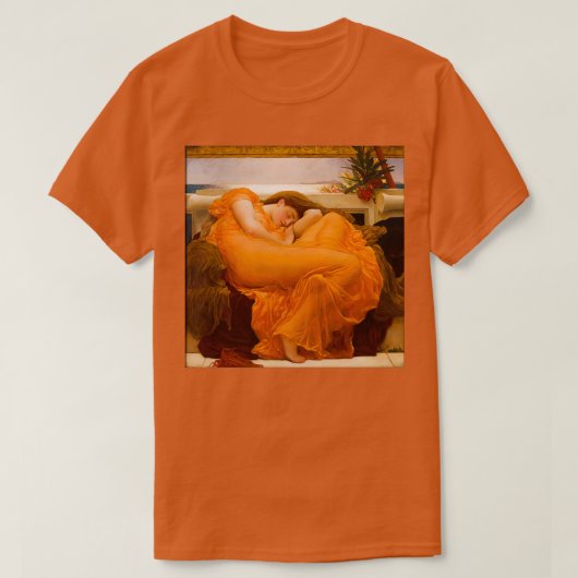 Frederic Lord Leighton Flaming June T-shirt (Design voorkant)