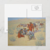 Frederic Remington Art Briefkaart (Voorkant / Achterkant)
