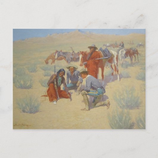 Frederic Remington Art Briefkaart (Voorkant)