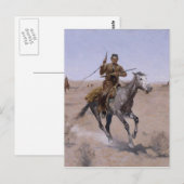 Frederic Remington Art Briefkaart (Voorkant / Achterkant)