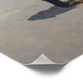 Frederic Remington - Bestrijding van het watergat Poster (Hoek)