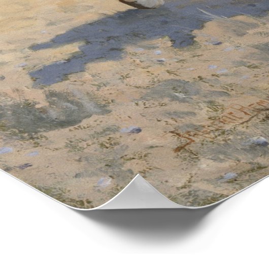 Frederic Remington / Comrade bijwonen Poster (Hoek)