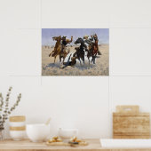 Frederic Remington / Comrade bijwonen Poster (Keuken)