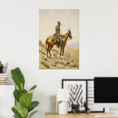 Frederic Remington Cowboy Schilderij Westerse Kuns Poster (Thuiskantoor)