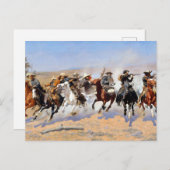 Frederic Remington Dash voor de Timber Briefkaart (Voorkant / Achterkant)