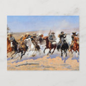 Frederic Remington Dash voor de Timber Briefkaart (Voorkant)