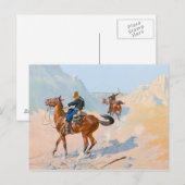 Frederic Remington - de Advance-Guard of de Mil Briefkaart (Voorkant / Achterkant)