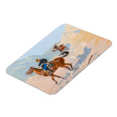 Frederic Remington - de Advance-Guard of de Mil Magneet (Linkerzijde)