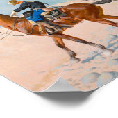 Frederic Remington - de Advance-Guard of de Mil Poster (Hoek)