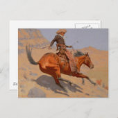 Frederic Remington - De Cowboy Briefkaart (Voorkant / Achterkant)
