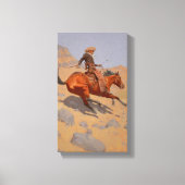 Frederic Remington - De Cowboy Canvas Afdruk (Voorkant)