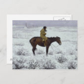 Frederic Remington - De Herd Boy Briefkaart (Voorkant / Achterkant)