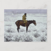 Frederic Remington - De Herd Boy Briefkaart (Voorkant)