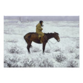 Frederic Remington - De Herd Boy Foto Afdruk (Voorkant)