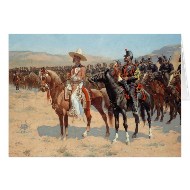 Frederic Remington - De Mexicaanse Majoor (Voorkant Horizontaal)