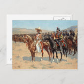 Frederic Remington - De Mexicaanse Majoor Briefkaart (Voorkant / Achterkant)