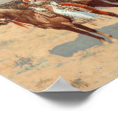 Frederic Remington - De Mexicaanse Majoor Poster (Hoek)