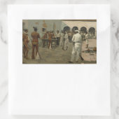 Frederic Remington - De Mier Expedition Rechthoekige Sticker (Tas)