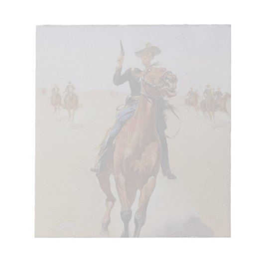 Frederic Remington De Trooper Notitieblok (Voorkant)