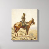 Frederic Remington - De zoektocht Canvas Afdruk (Voorkant)