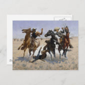 Frederic Remington - een complot aandoen Briefkaart (Voorkant / Achterkant)