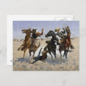 Frederic Remington - een complot aandoen Briefkaart (Voorkant / Achterkant)