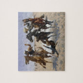 Frederic Remington - een complot aandoen Legpuzzel (Verticaal)