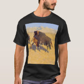 Frederic Remington - Indiërs simuleren Buffalo T-shirt (Voorkant)