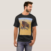Frederic Remington - Indiërs simuleren Buffalo T-shirt (Voorkant volledig)