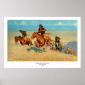 Frederic Remington is de buffelloper (1909) Poster (Voorkant)
