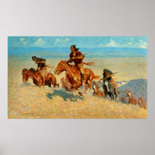 Frederic Remington is de buffelloper (1909) Poster