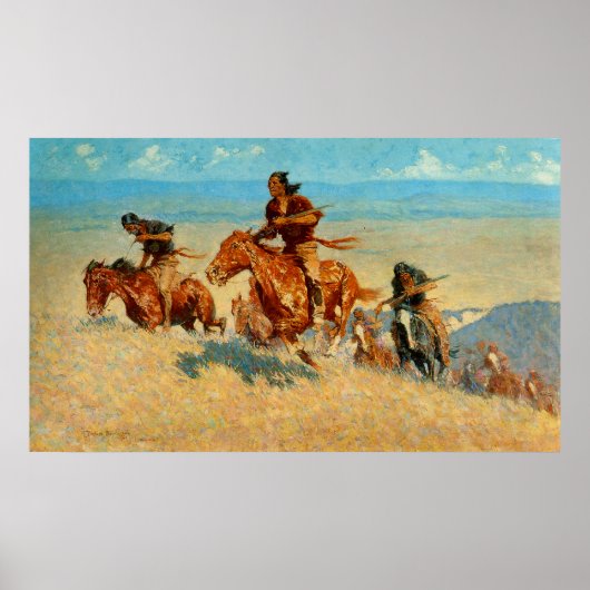 Frederic Remington is de buffelloper (1909) Poster (Voorkant)