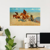 Frederic Remington is de buffelloper (1909) Poster (Thuiskantoor)