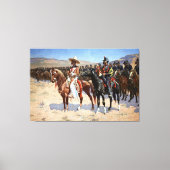Frederic Remington is de Mexicaanse majoor (1889) Canvas Afdruk (Voorkant)