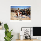 Frederic Remington is de Mexicaanse majoor (1889) Poster (Thuiskantoor)