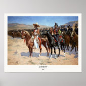 Frederic Remington is de Mexicaanse majoor (1889) Poster (Voorkant)