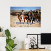 Frederic Remington is de Mexicaanse majoor (1889) Poster (Thuiskantoor)