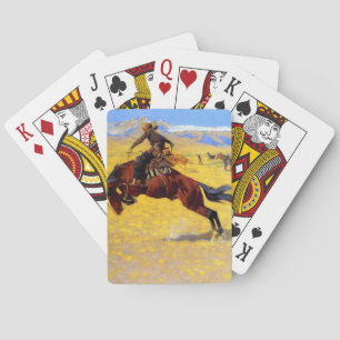 Frederic Remington Kunst “Een koude morgen op de v Pokerkaarten