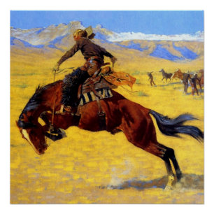 Frederic Remington Kunst “Een koude ochtend op de Poster